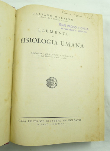 Elementi fisiologia umana - di,