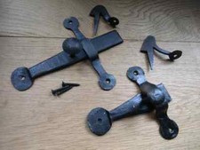 Serratura porta in ferro battuto FORGIATA A MANO vecchio rustico retrò stile vintage fabbro