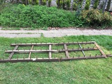 5570 DOPPIO ERPICE LEGNO ANTICO LAVORAZIONE TERRA DI UN TEMPO 1800 