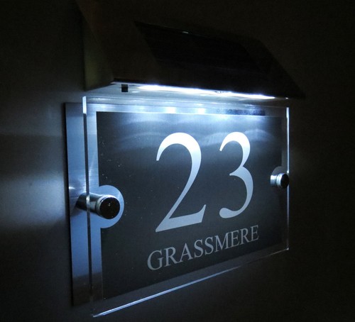 Moderno numero civico luce - moderno,