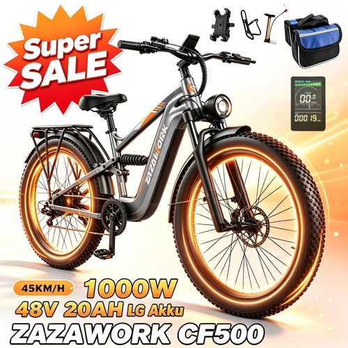 1000w elektrofahrrad 5zoll - 1000w, 27.5zoll