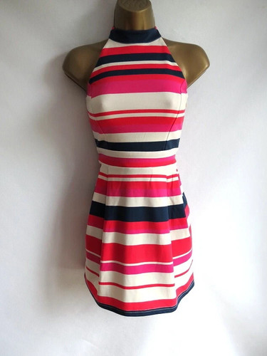 Abito skater righe lipsy - abito, a