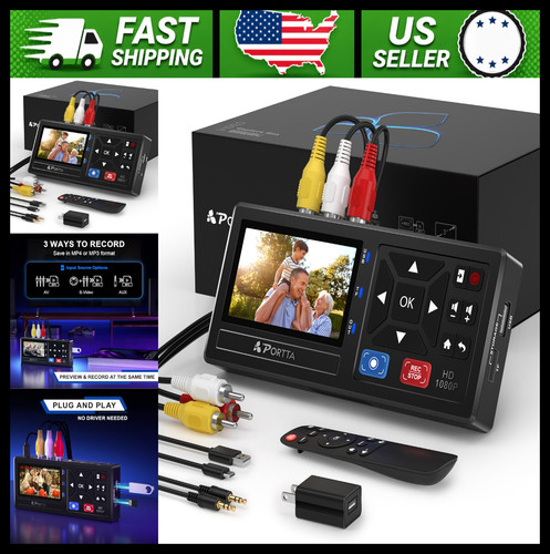 Portta convertitore vhs a - convertitore,