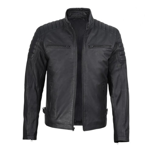 Giacca trapuntata uomo - , pelle