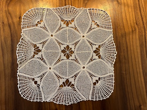 Vintage crochet cotton lace - vintage,
