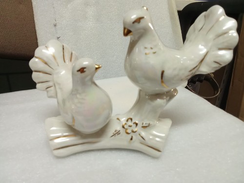 Ceramica coppia colombe - ceramica,