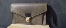 Borsa pochette in pelle Fendi borsa a mano originale marrone donna Italia 122714