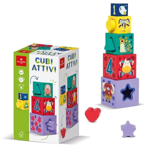Cubi attivi 100 fsc - attivi, negro