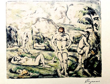 Paul Cézanne Litografia COA