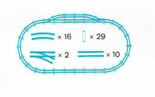 Lego treno ferrovia - 4,5v,