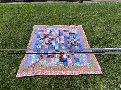 Patchwork quilt bedspread - patchwork,