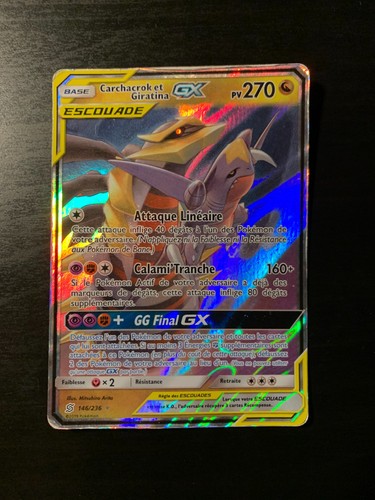 Carte pokémon carchacrok - pokémon,