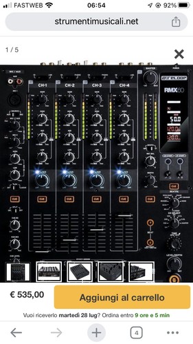 Reloop rmx60 mixer digitale - rmx60,