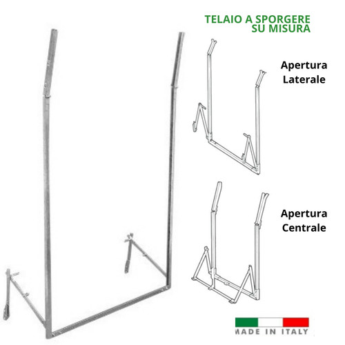 Telaio sporgere ferro - sporgere, x