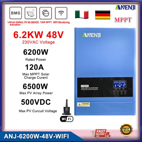 6200w ibrido mppt inverter - 6200w,