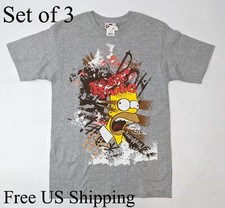 I Simpson T-Shirt Uomo Grigio