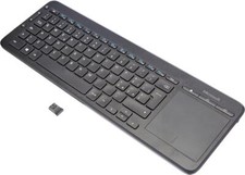 Microsoft Wireless All In One Tastiera multimediale con touchpad layout QWERTY italiano