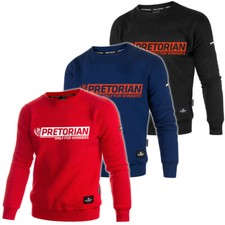 Felpa PRETORIAN uomo blusa Pit Bull MMA kick boxing vincitore casual kaki rosso