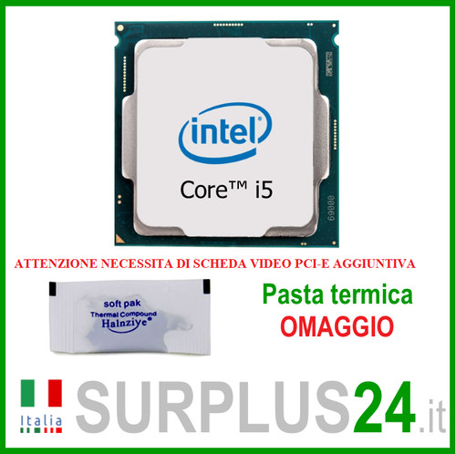 Cpu intel core - i5-9400f, srf6m
