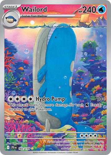 Wailord holo journey together - journey,