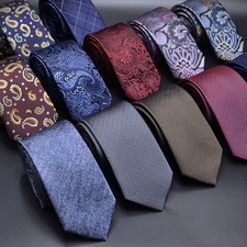 Cravatta uomo jacquard 6 cm