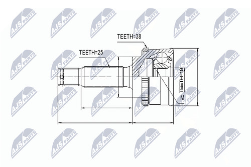 Kit giunti albero motore - , nty