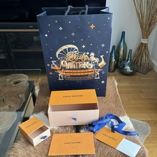 Louis Vuitton Limited Edition set sacchetto vuoto + 2x scatola & + fiocco + ciondolo 