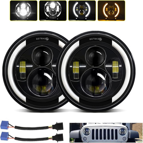 Coppia fari led 7 - coppia, da