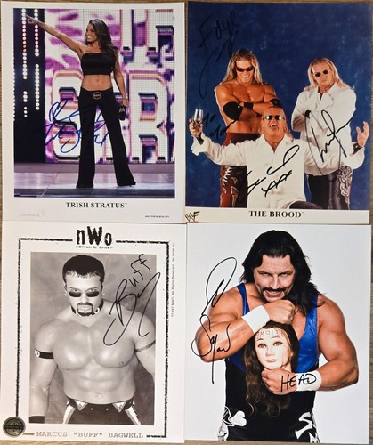 Foto firmate wwe wwf 8x10 - foto,