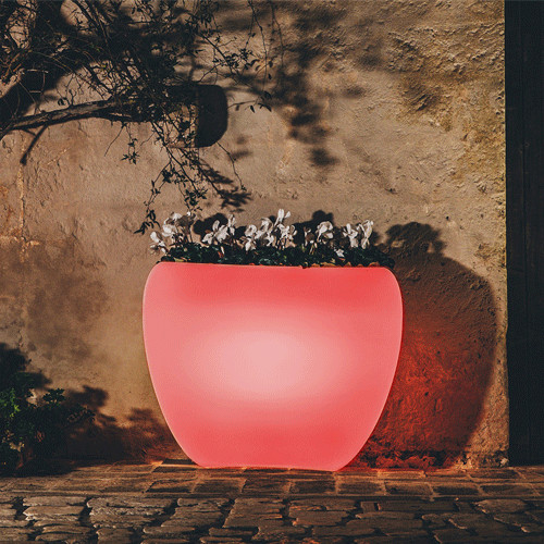 Vaso luminoso giardino vasi - luminoso, da