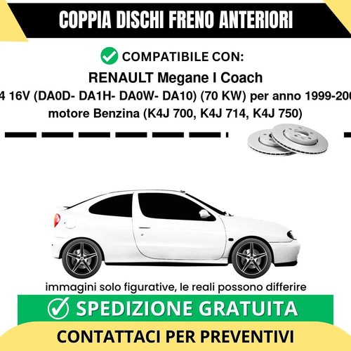 Coppia dischi freno anteriori - dischi,