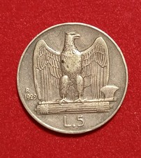 5 LIRE 1929**-REGNO D'ITALIA-VITTORIO EMANUELE III