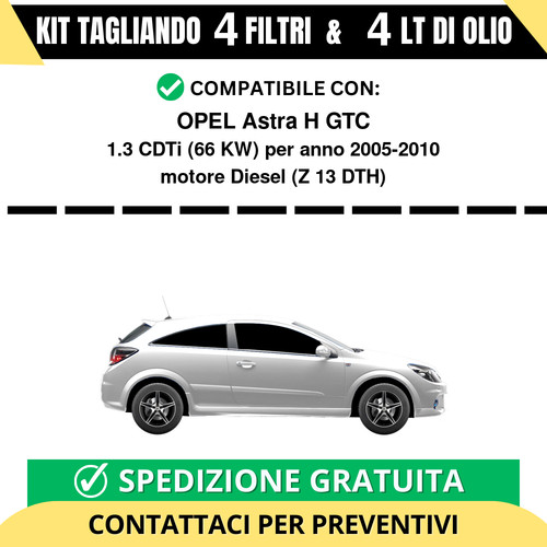 Tagliando per opel astra - per, h