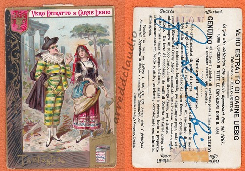 Liebig figurine maschere - liebig,