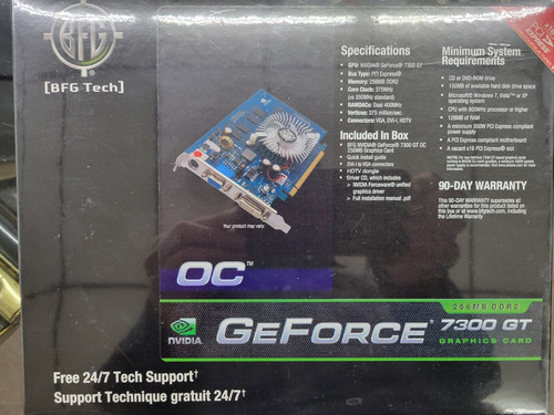 New nivida geforce 7300 - geforce, gt