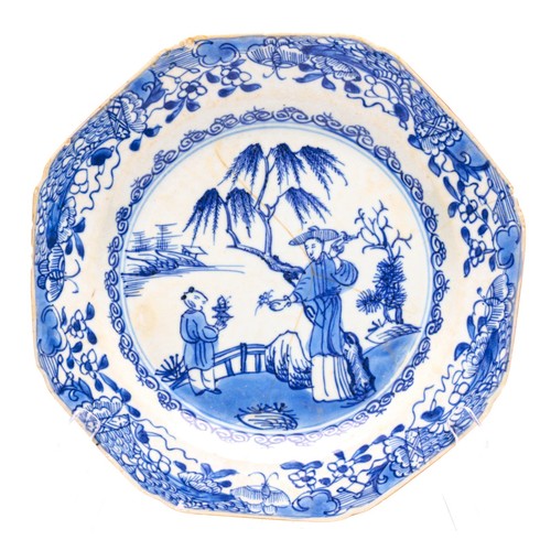 Piatto porcellana cinese blu