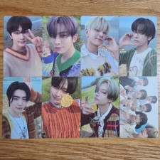 Set 8 pezzi All Member cartoline fotografiche ufficiali Enhypen versione Orange Blood Weverse