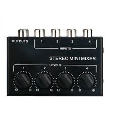 Mixer stereo passivo 4 canali