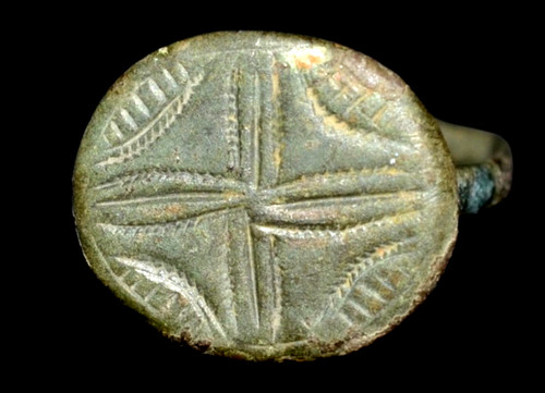 Anello medievale bronzo - medievale, in