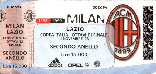 Biglietto stadio milan lazio - biglietto,