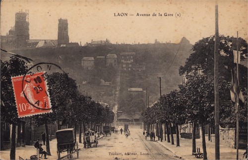 Cpa laon avenue - cpa,