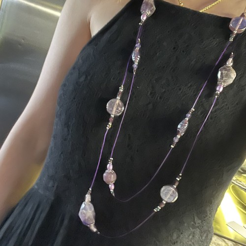 Collana costume donna doppio
