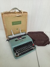 Olivetti Lettera 22 rara con aletta colore diversa tasti rotondi 1956-1963