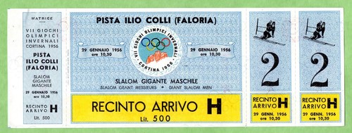 Biglietto olimpiadi invernali - biglietto,