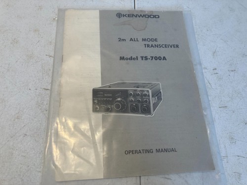 Kenwood 700a manuale - ts-700a,