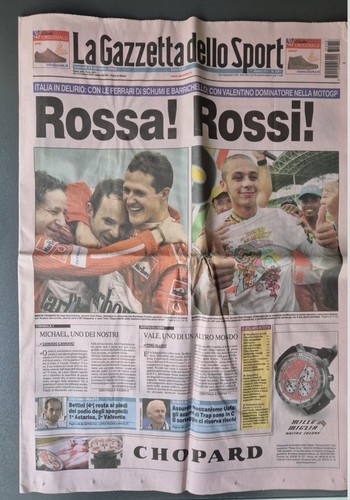 Gazzetta dello sport 2003 - sport,