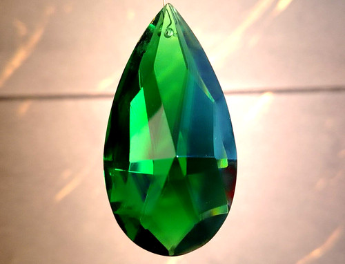 Ciondolo mandorla verde - ciondolo,