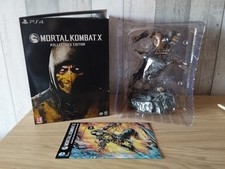 Statua Mortal Kombat x Scorpion Edizione da Collezione con Fumetto, Scatola Originale PS4