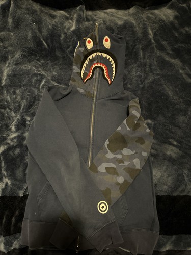 Bape shark hoodie - hoodie, large