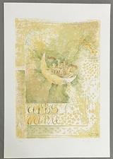  Serigrafia piu incisione di Alfredo Pini 35x50 ES 71/120